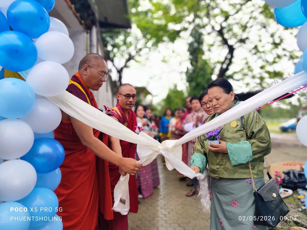 Students and staff gathered for Teachers' Day celebrations at PHSS